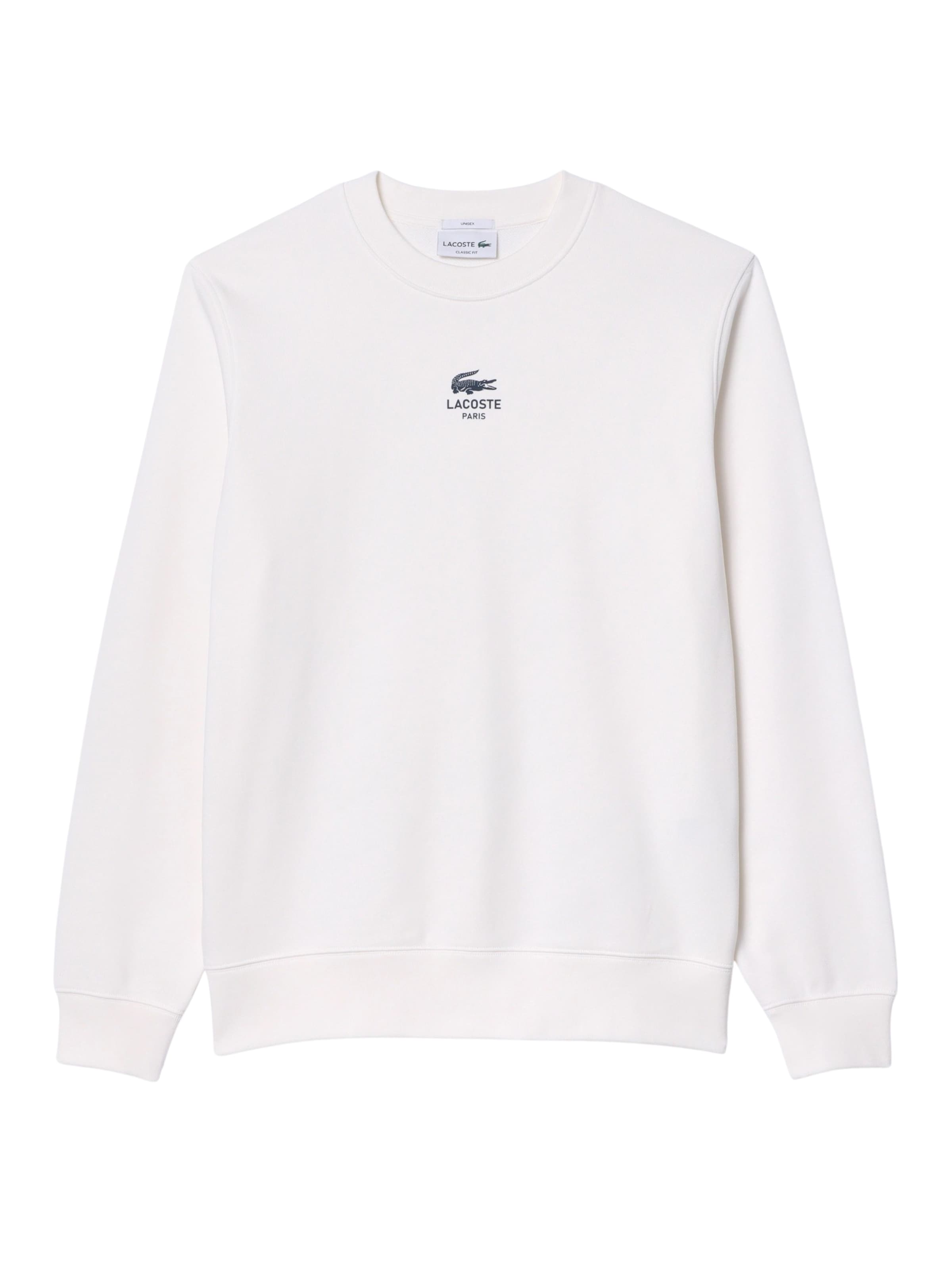 Felpa di LACOSTE in bianco: frontale