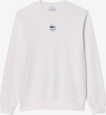 LACOSTE Sweatshirt in Weiß: Vorderseite