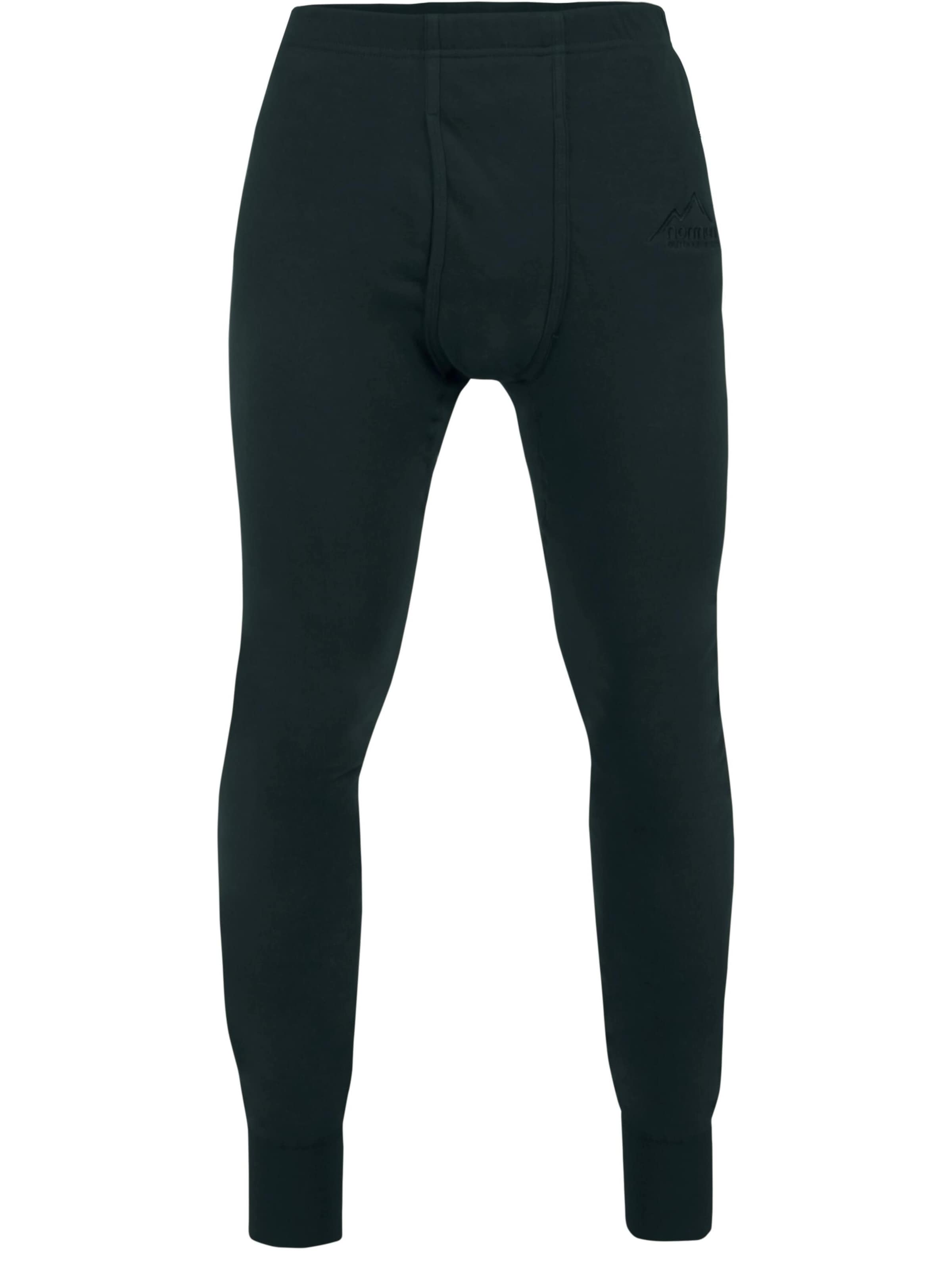 normani Lange Unterhose 'Inuvik' in Schwarz: Vorderseite