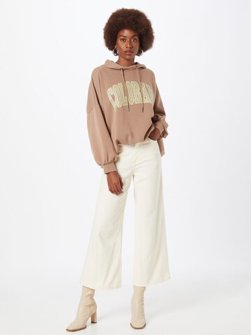 Dr. Denim Wide Leg Farkut 'Aiko' värissä beige