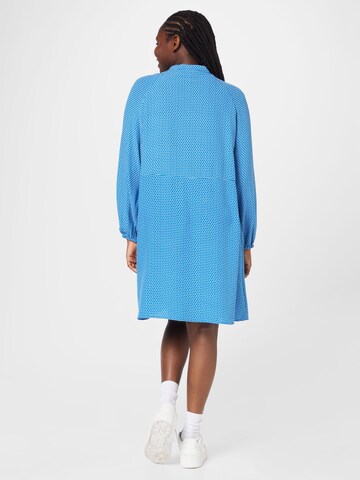 ONLY Carmakoma Košilové šaty – modrá