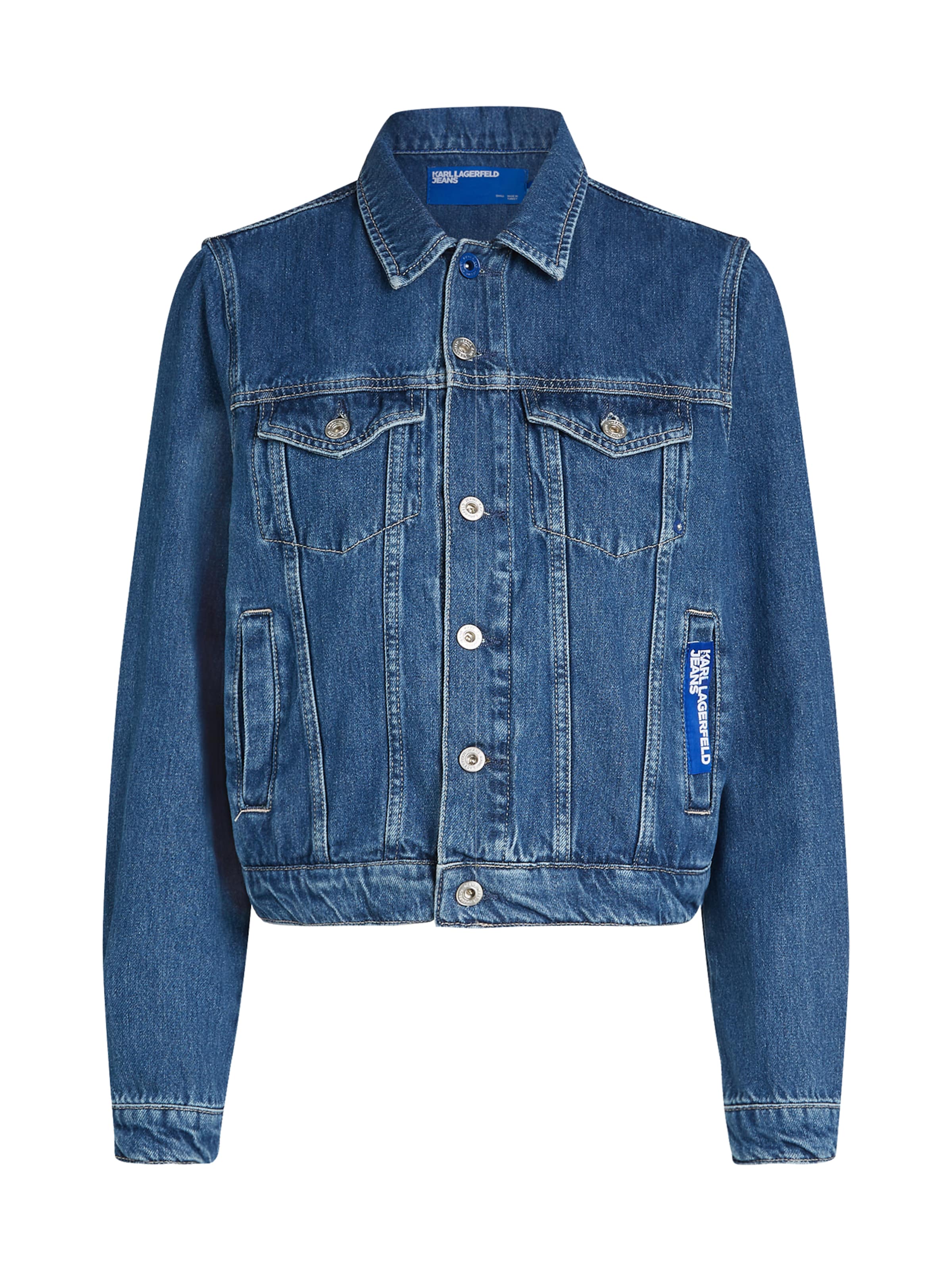 KARL LAGERFELD JEANS Overgangsjakke i blå: forside
