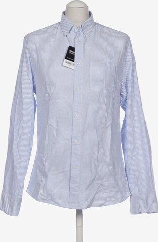 Bruun & Stengade Button Up Shirt in M in Blue: front