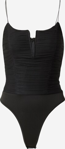 Misspap Bodysuit in Black: front