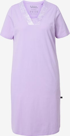 Ulla Popken Nachthemd in Lila: voorkant
