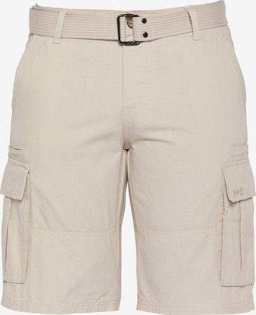 Regular Pantalon Schott NYC en beige : devant