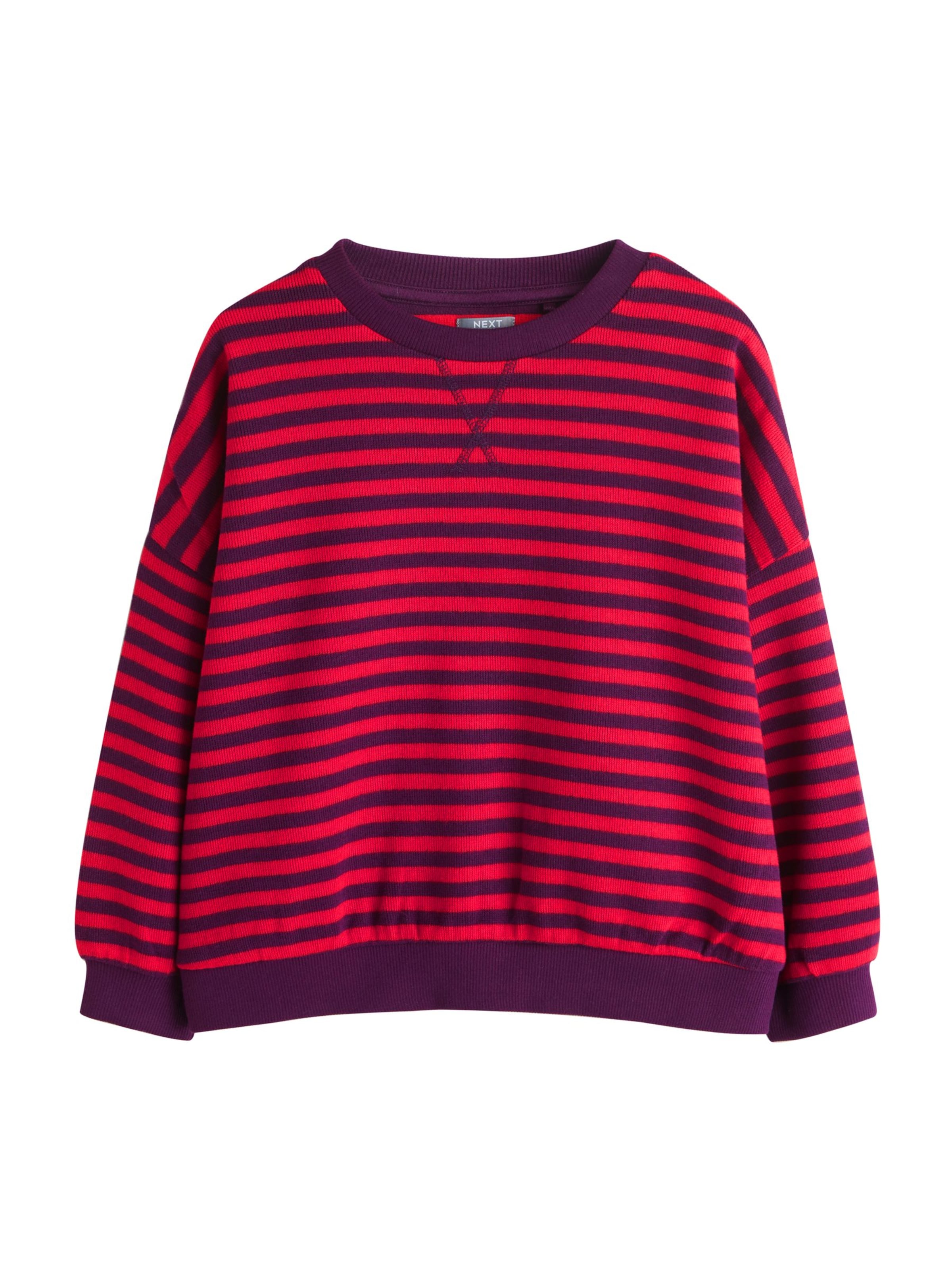 Sweat-shirt Next en rouge : devant