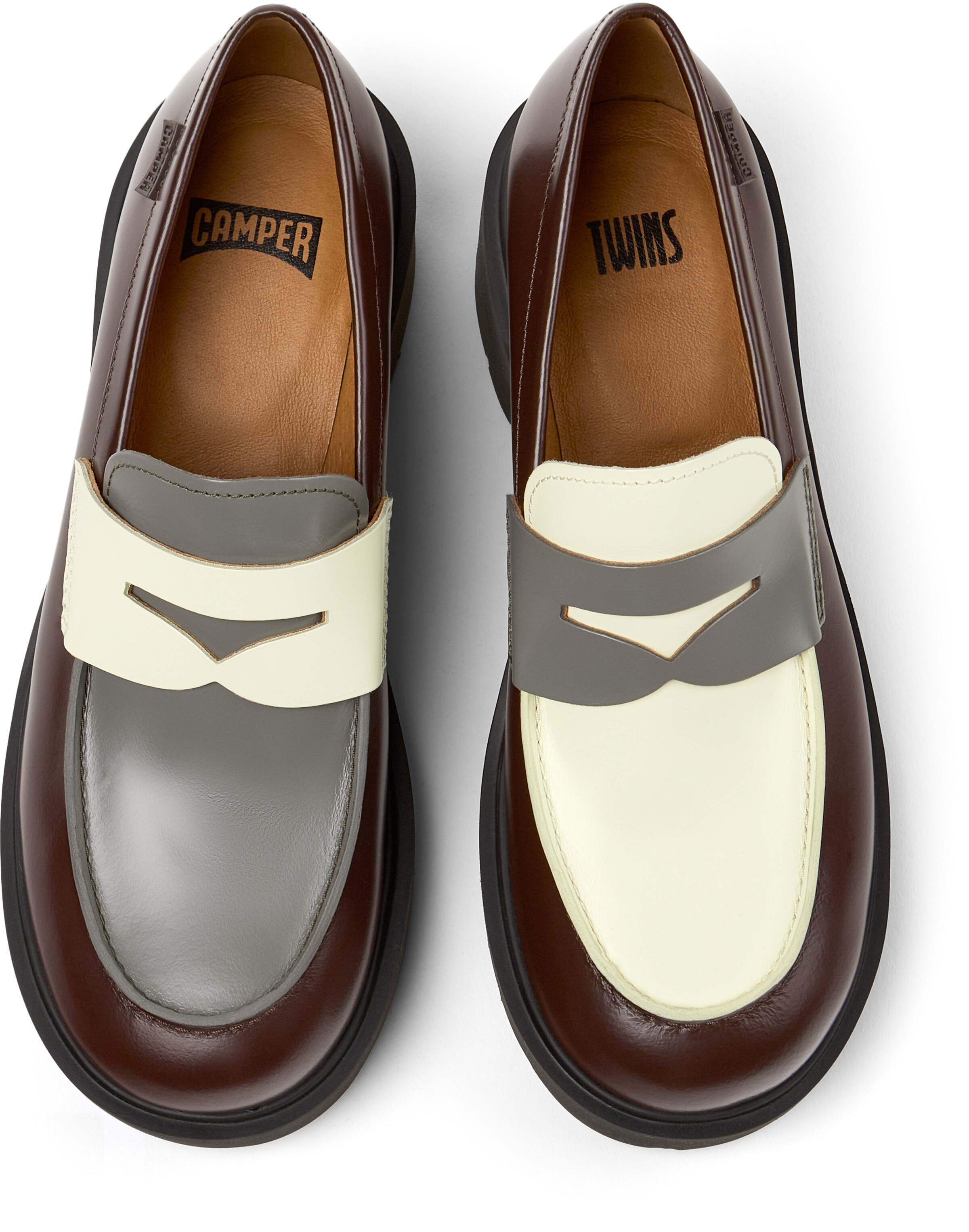 Scarpa stringata 'Milah' di CAMPER in marrone