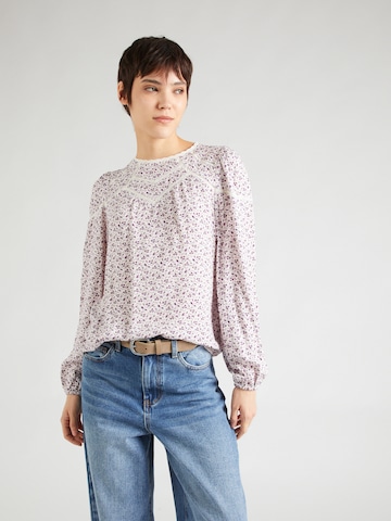 Springfield Bluse i beige: forside