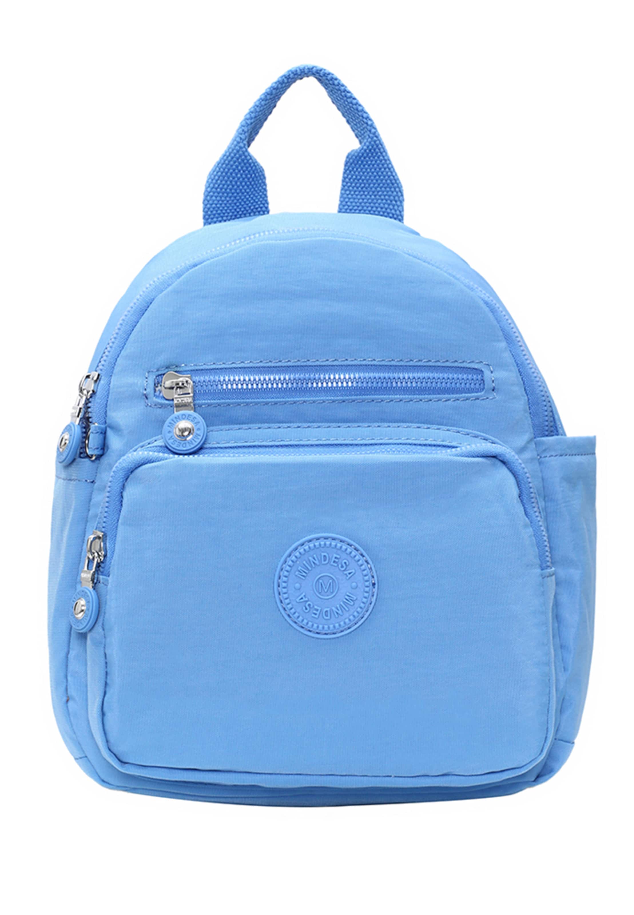 Mindesa - Mochila en azul: frente