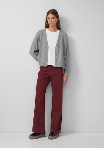 s.Oliver Wide leg Jeans 'Suri' in Rood