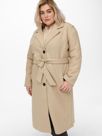 ONLY Carmakoma Between-seasons coat 'Emma' in Beige