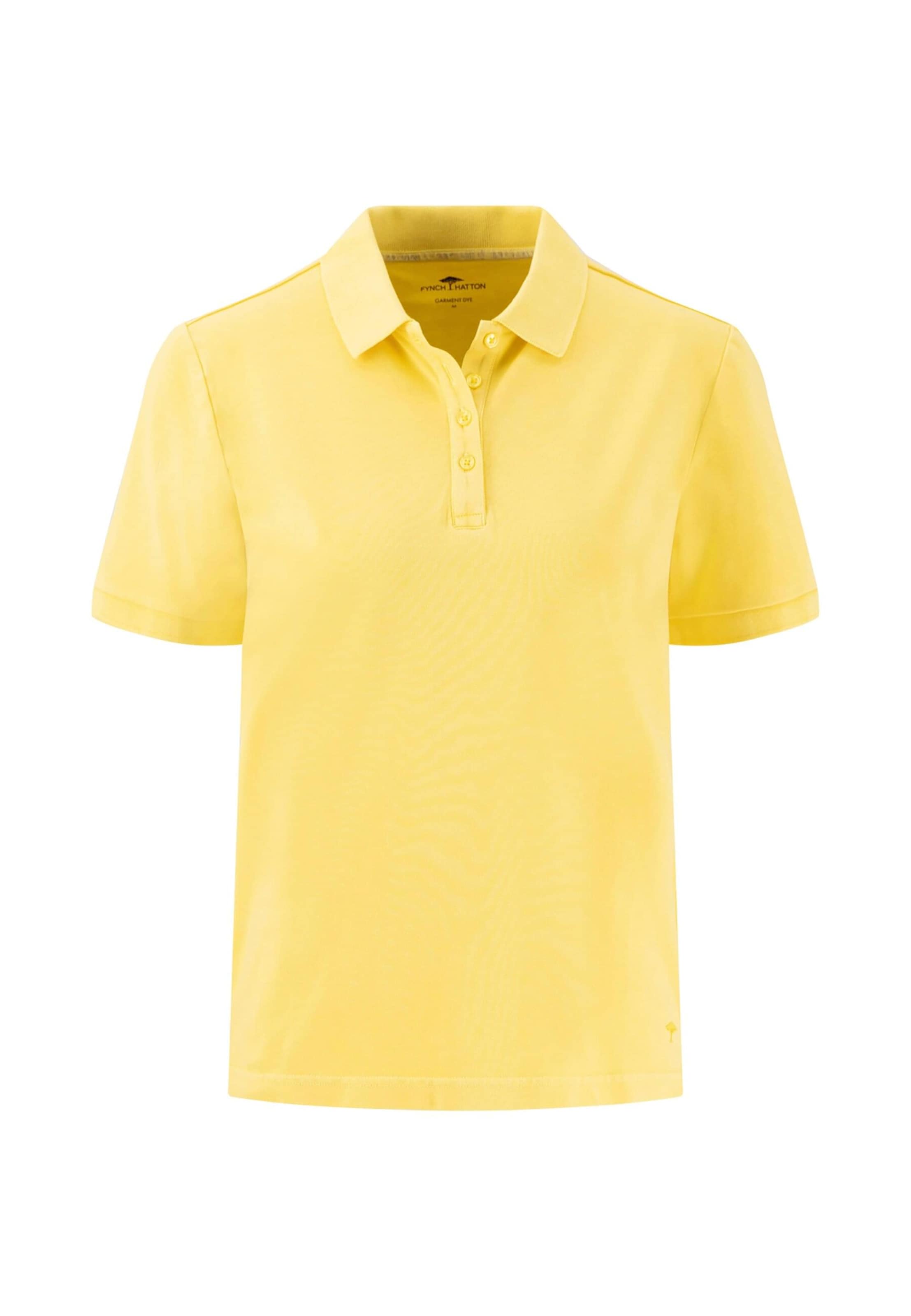 FYNCH-HATTON Poloshirt in Gelb: Vorderseite