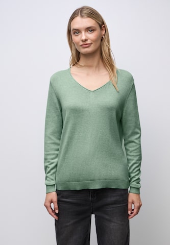 STREET ONE Pullover in Grün: Vorderseite