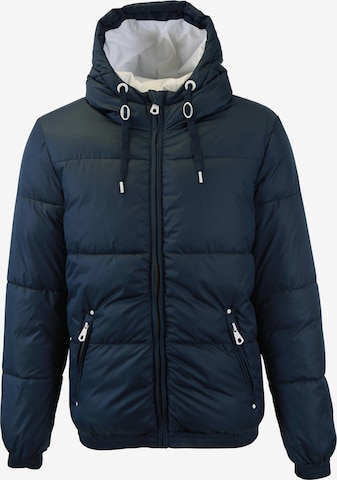 DreiMaster Maritim Winter Jacket in Blue: front