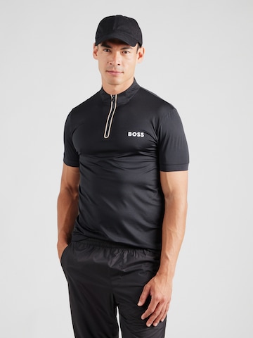 BOSS Performance shirt 'Taylor TOC' in Black: front