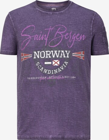 Jan Vanderstorm Shirt ' Helgo ' in Purple: front