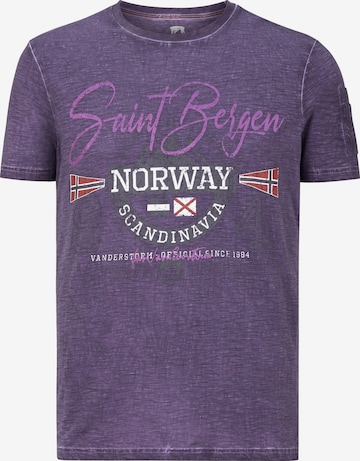 Jan Vanderstorm Shirt ' Helgo ' in Purple: front