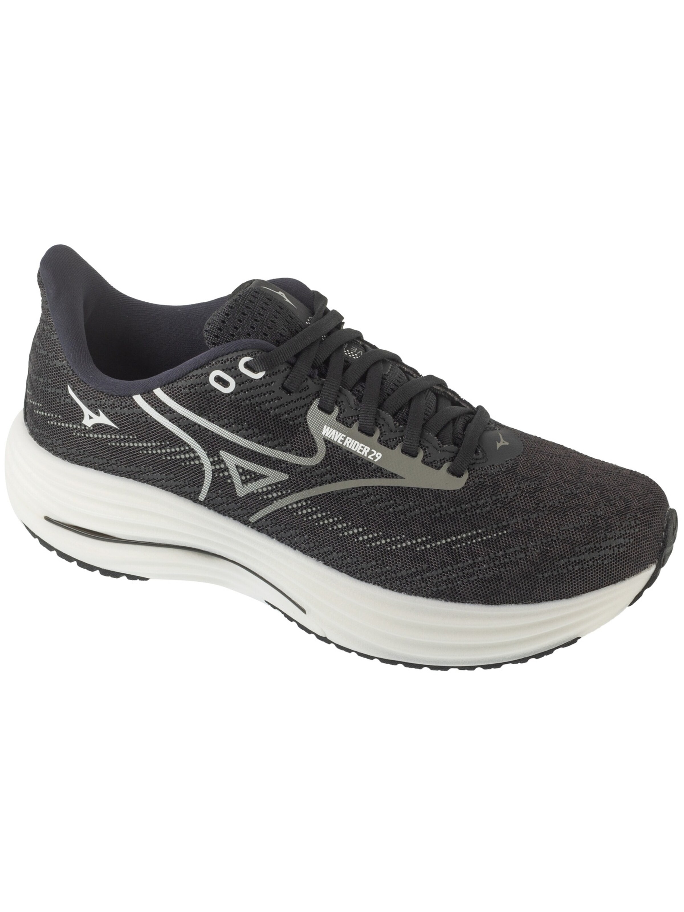 MIZUNO Loopschoen 'Mizuno Wave Rider 29' in Zwart: voorkant
