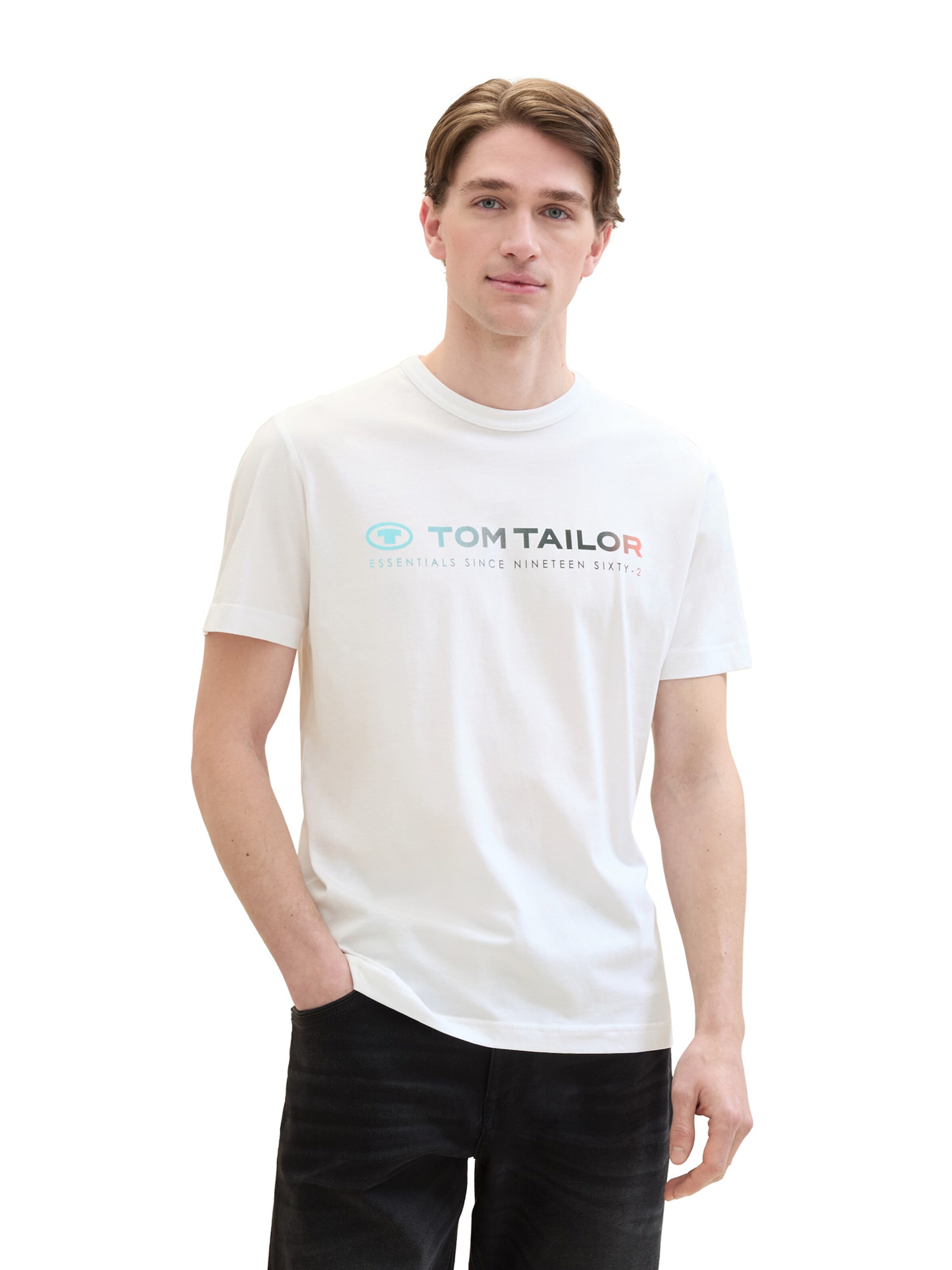 T-Shirt TOM TAILOR en blanc