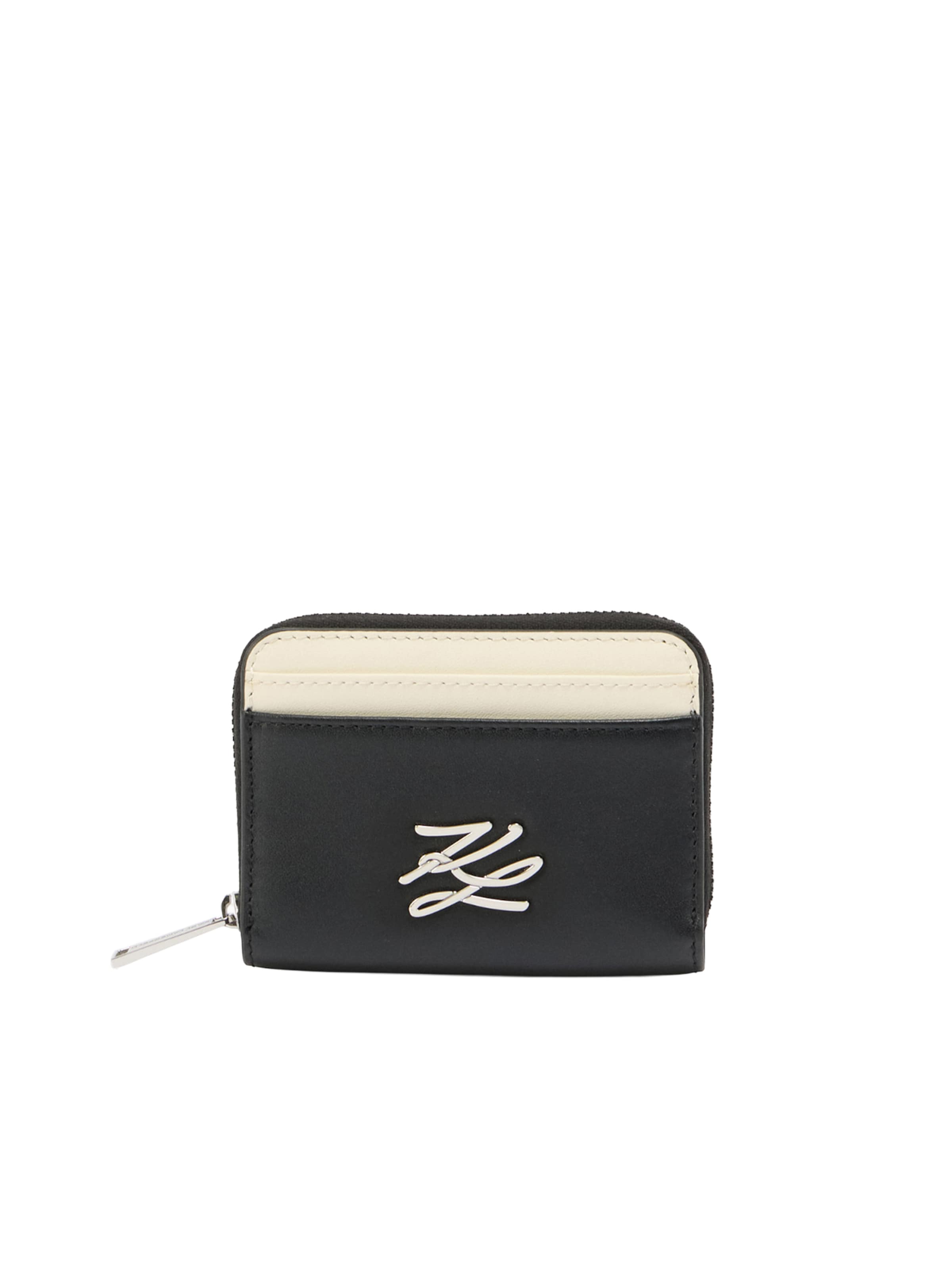 Karl Lagerfeld Πορτοφόλι σε μαύρο: μπροστά