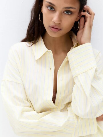 Chemisier Pull&Bear en jaune