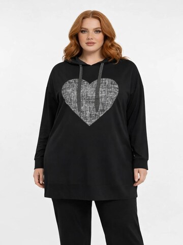 Sweat-shirt Shape Of You en noir : devant