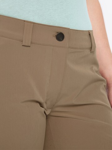 VAUDE Regular Outdoorbroek 'Cyclist II' in Bruin