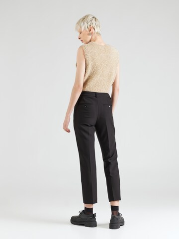 Weekend Max Mara Slim fit Pleated Pants 'RANA' in Black