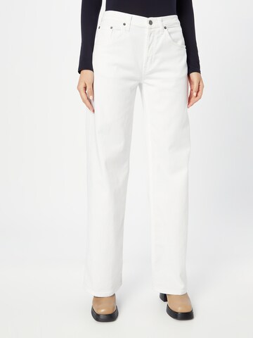 Dondup Wide leg Jeans 'JACKLYN' i vit: framsida