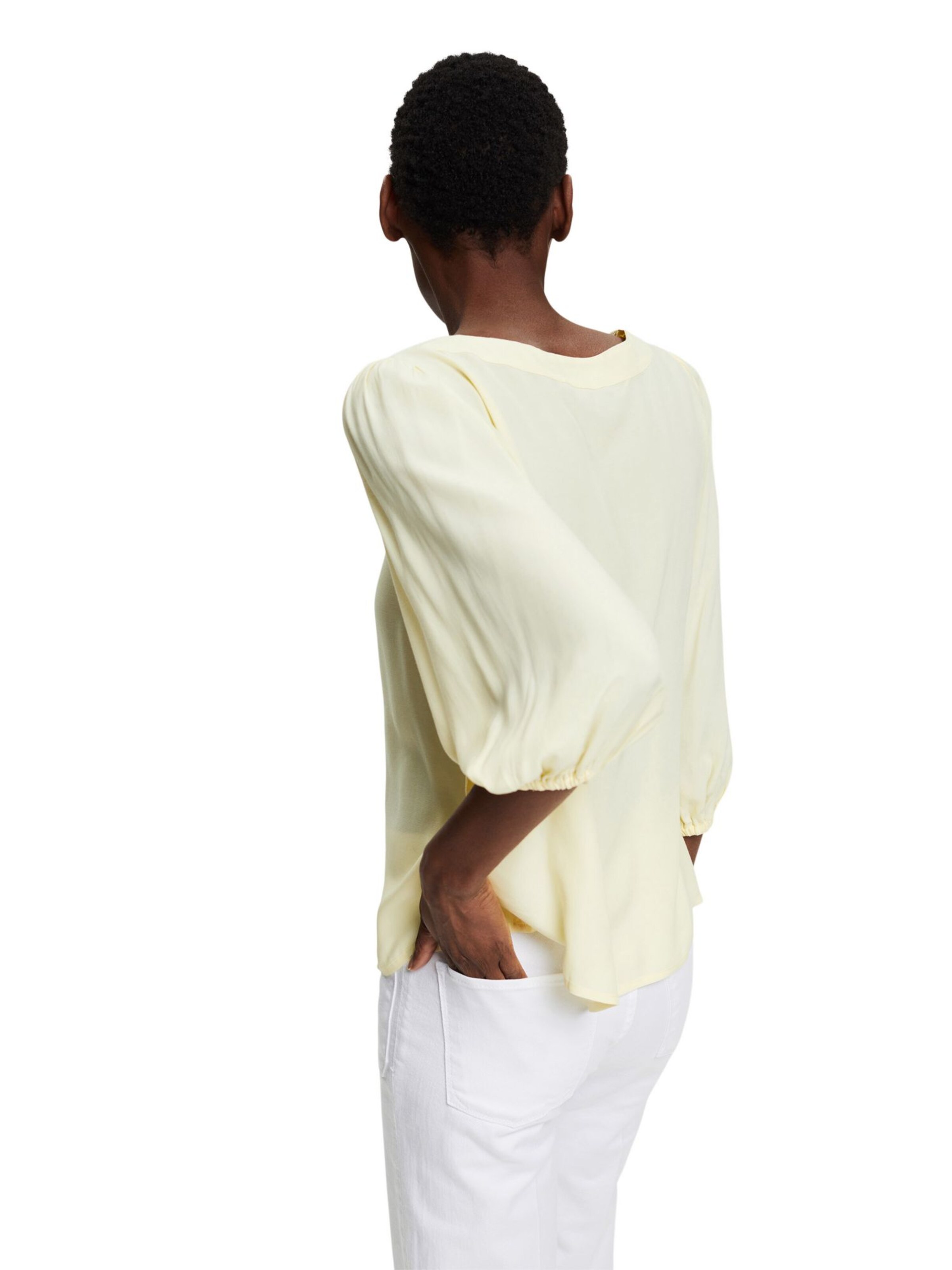 Frauen Große Größen Esprit Collection Bluse in Creme - TI18171 Frauen Große Größen Esprit Collection Bluse in Creme - TI18171