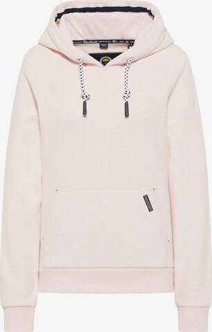 Sweat-shirt Schmuddelwedda en rose : devant