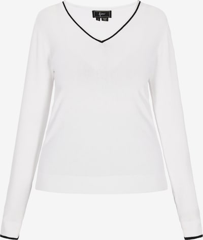 Megztinis iš faina, spalva – juoda / balkšva, Prekių apžvalga