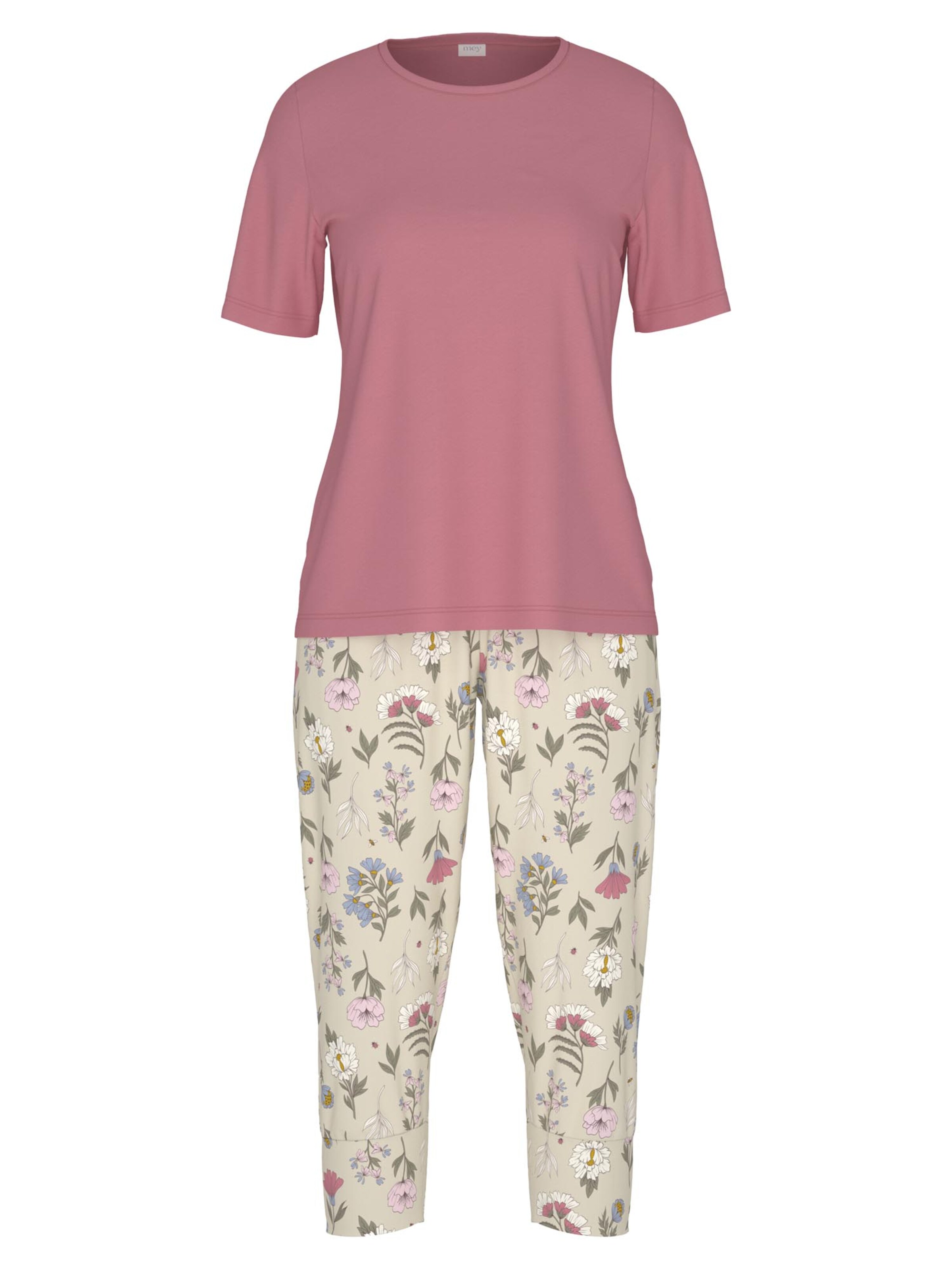 Mey Pajama 'Botanic' in Mixed colours: front