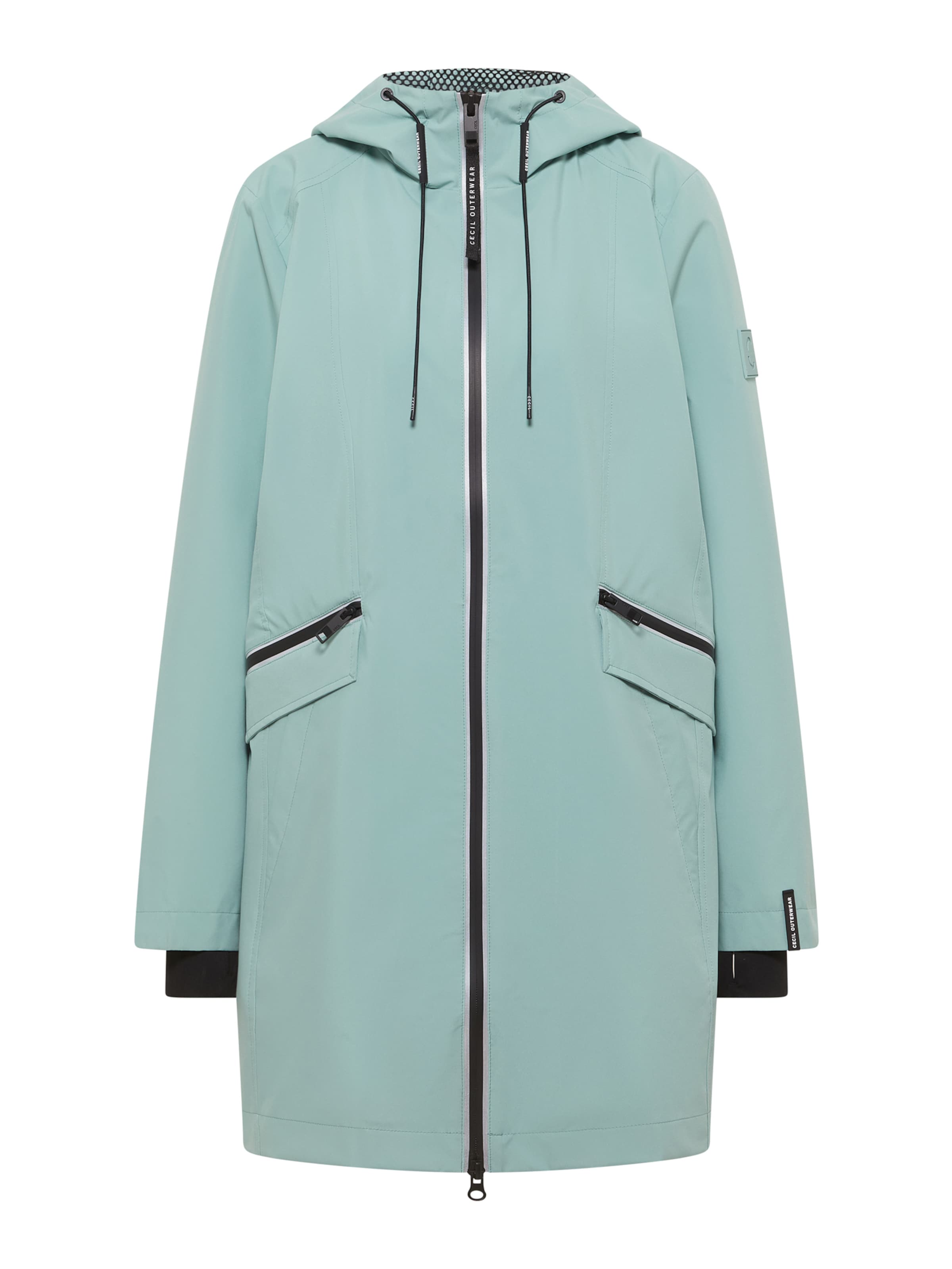 Cappotto funzionale di CECIL in verde: frontale