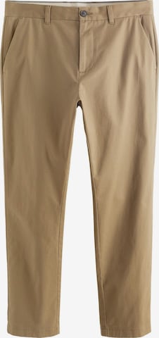 Coupe slim Pantalon chino Next en beige : devant