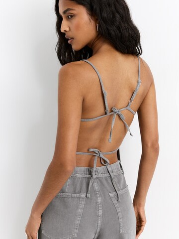 Pull&Bear Top | siva barva