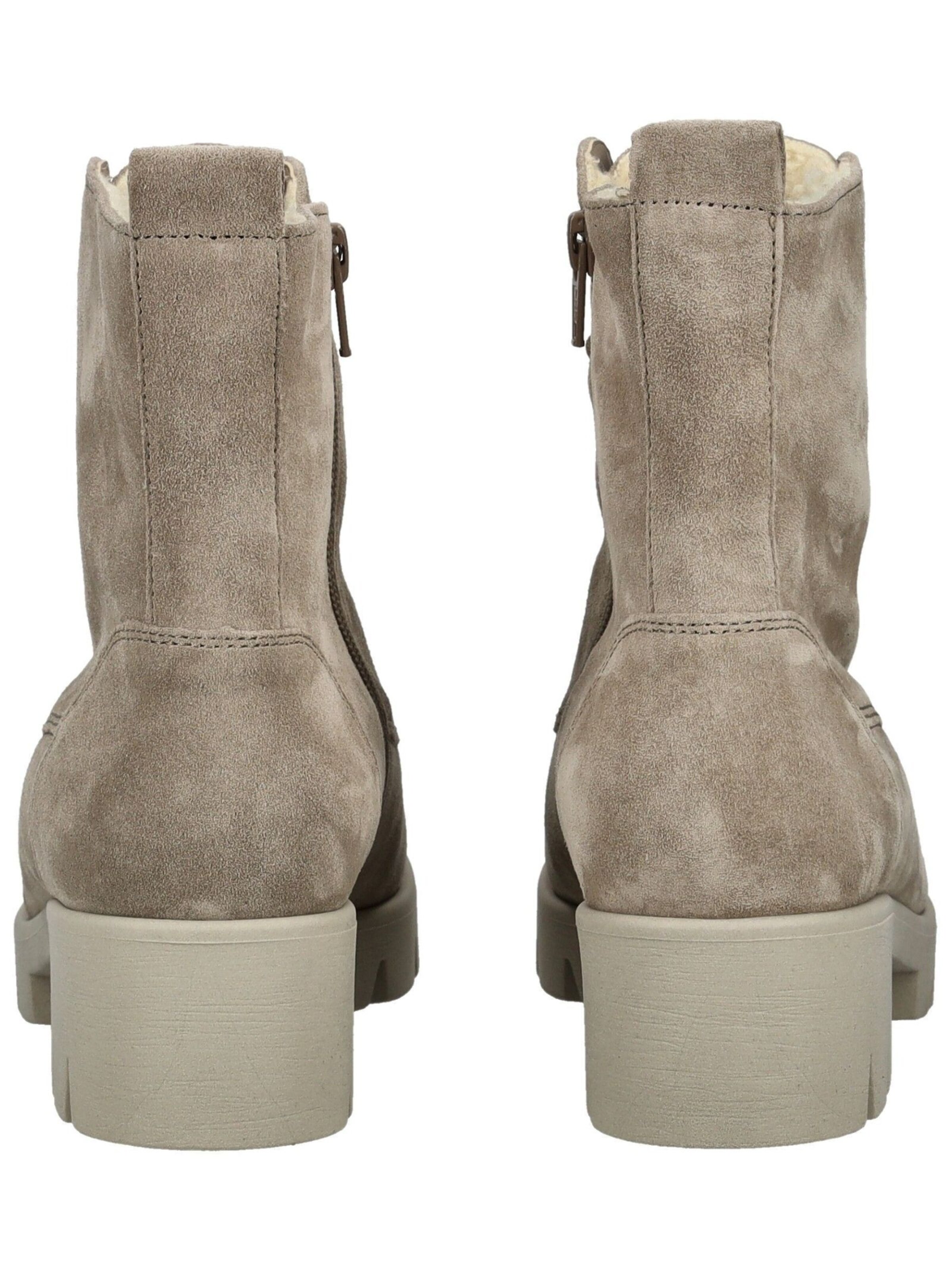 GABOR Lace-up bootie in Beige