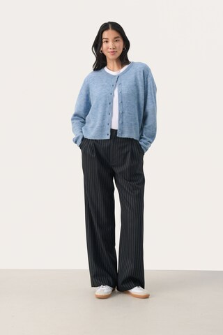 Part Two Gebreid vest 'Linika' in Blauw