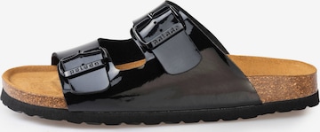 Palado Mules 'Korfu PF' in Black: front