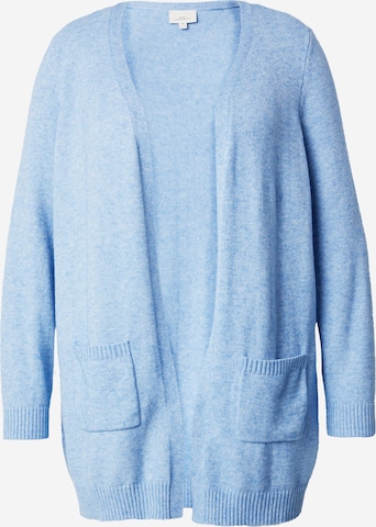 Cardigan 'Esly' ONLY Carmakoma en bleu : devant