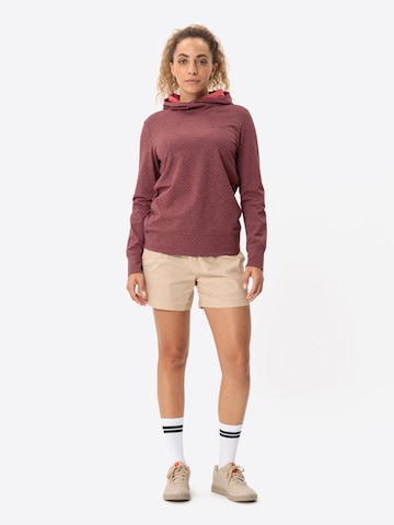 VAUDE Sportief sweatshirt 'Tuenno' in Rood