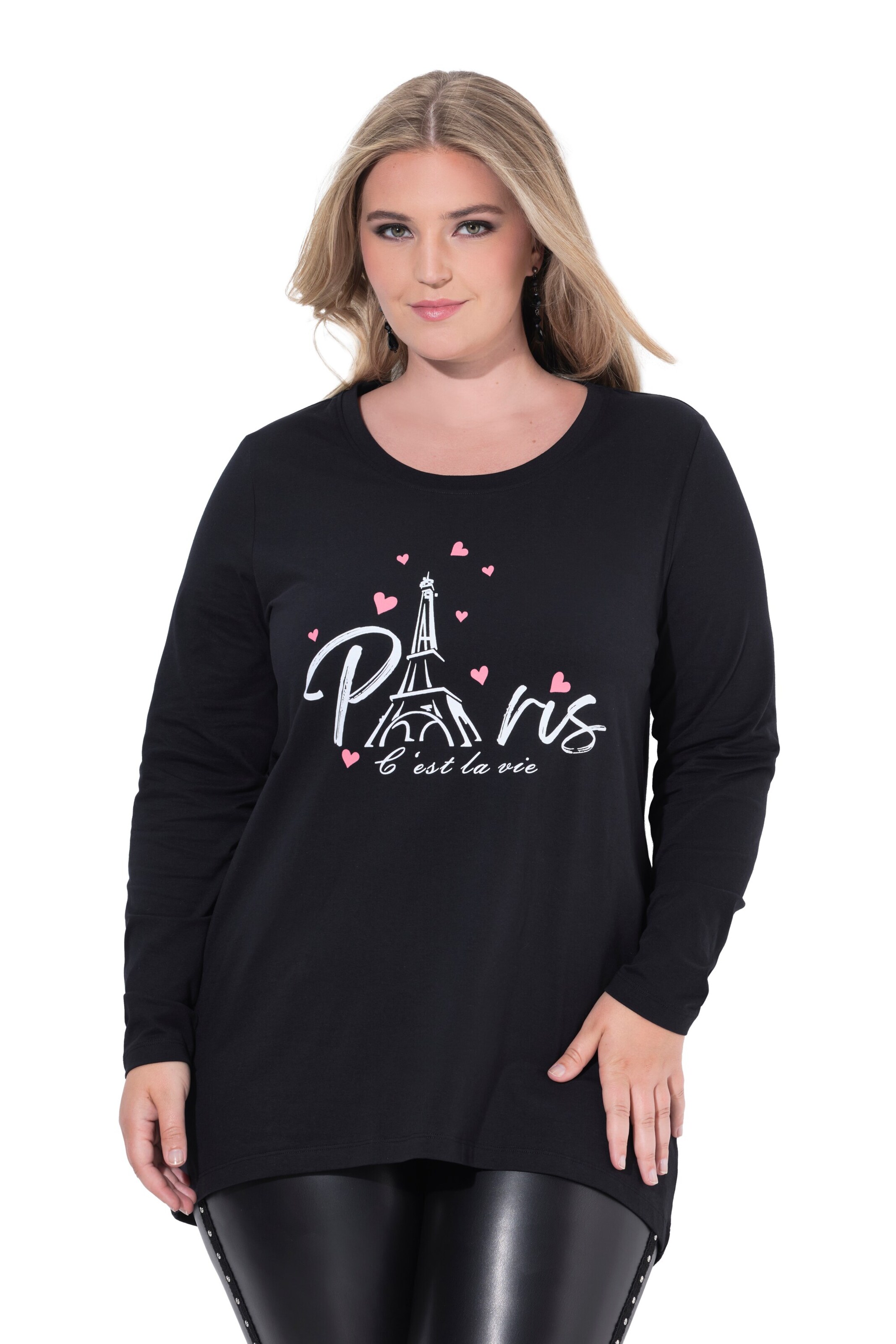 MIAMODA Shirt in Black: front