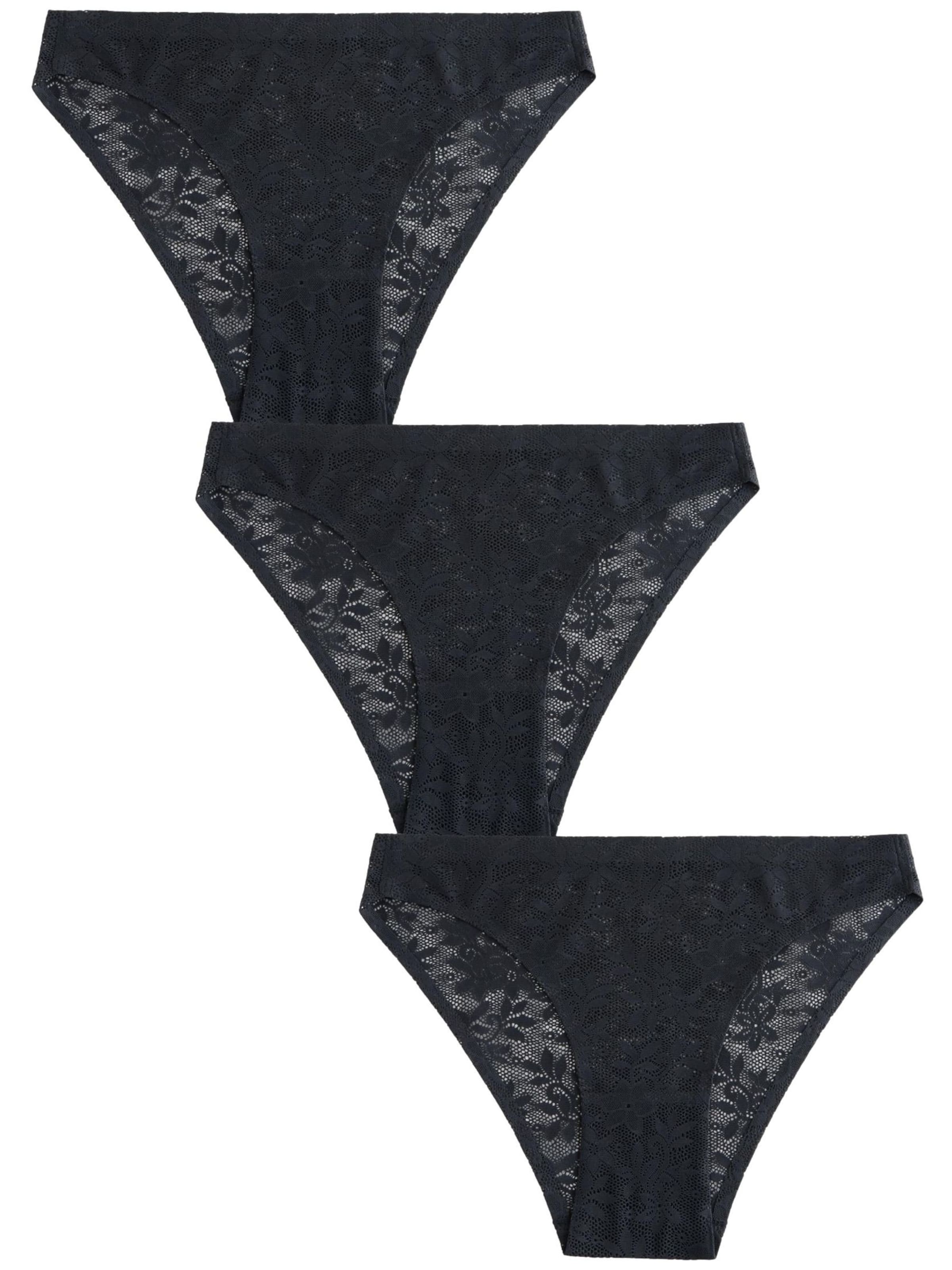 Slip de la Next pe negru: față