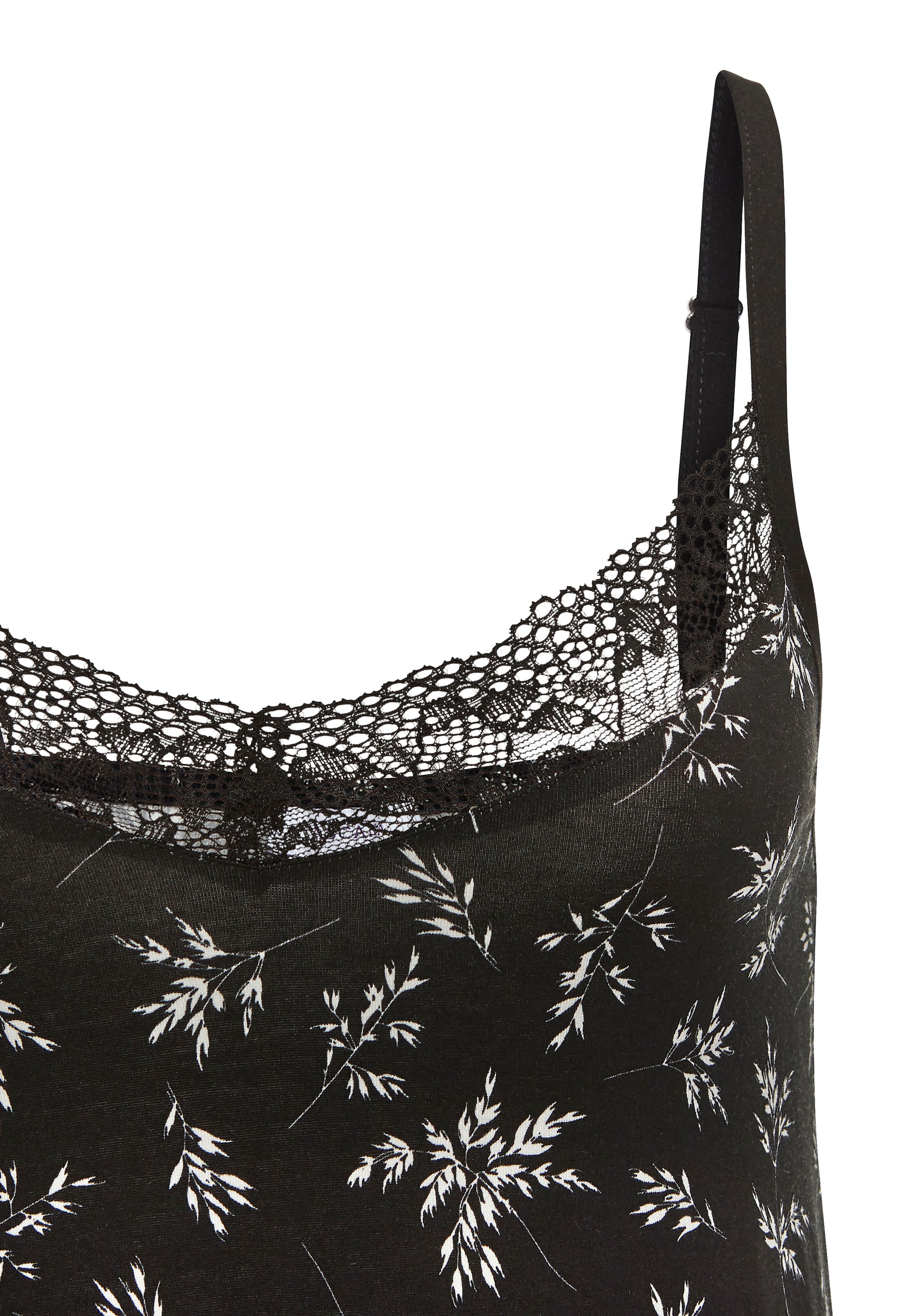 VIVANCE - Camiseta de noche en negro