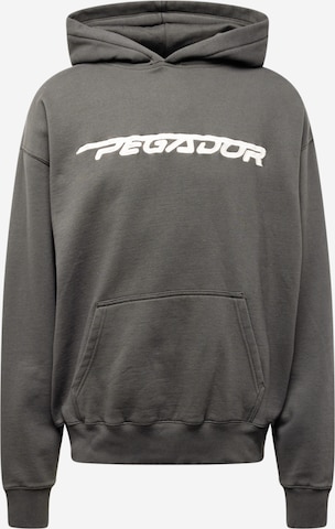 Pegador - Sweatshirt 'MANOR' em cinzento: frente