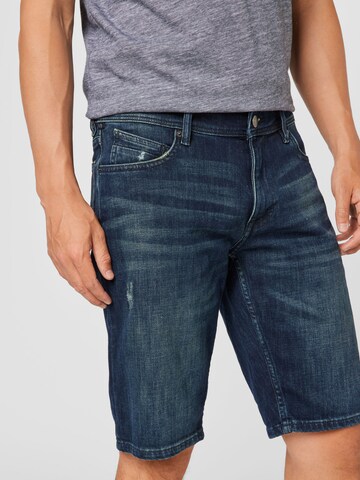 QS Regular Jeans 'John' i blå