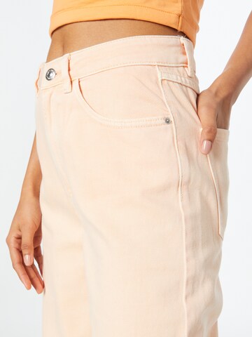 Pimkie Wide Leg Jeans in Orange