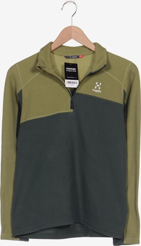 Haglöfs Sweatshirt & Zip-Up Hoodie in S in Green: front