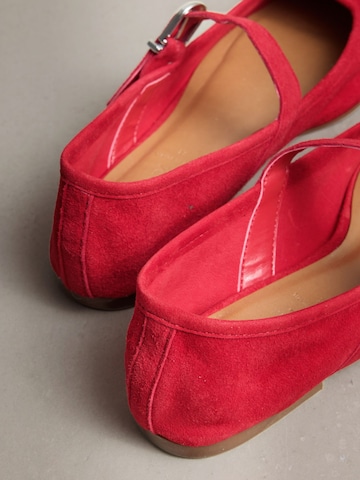 Ballerines à lanières 'N. Premium' Next en rouge